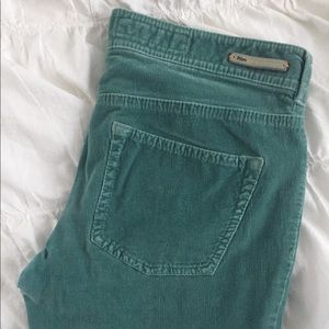 Teal jeggings